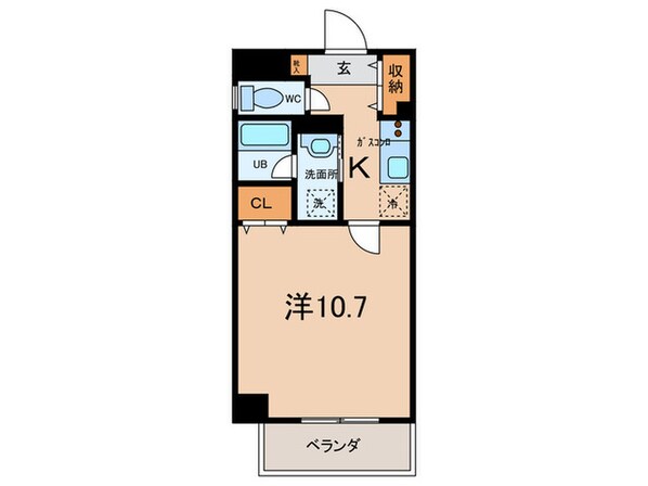 ＹＫハイツ西明石Ⅱの物件間取画像